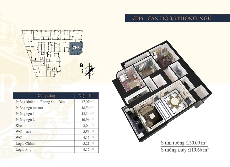 Thiết kế căn hộ Hateco Laroma Huỳnh Thúc Kháng