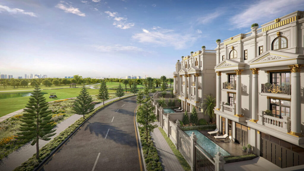Loại hình biệt thự tại Him Lam Diamond Palace Long Biên