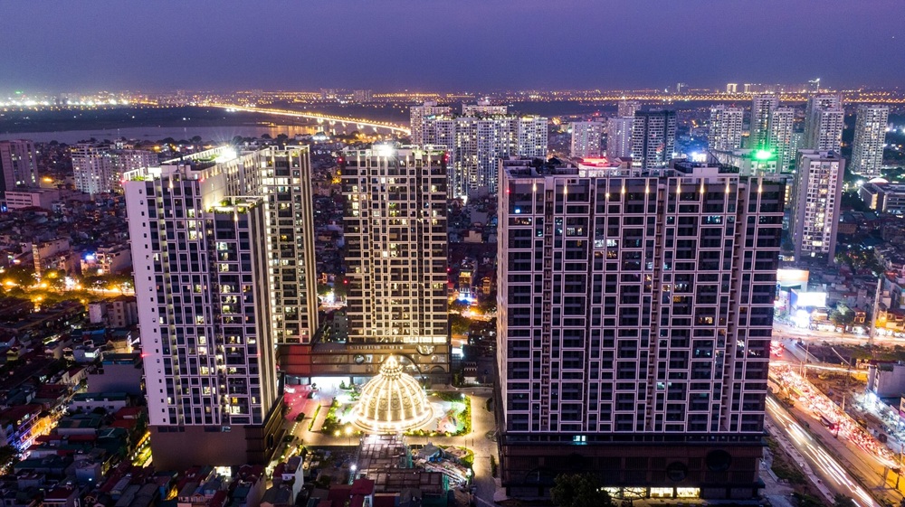 Tiến độ xây dựng dự án Hinode City Minh Khai