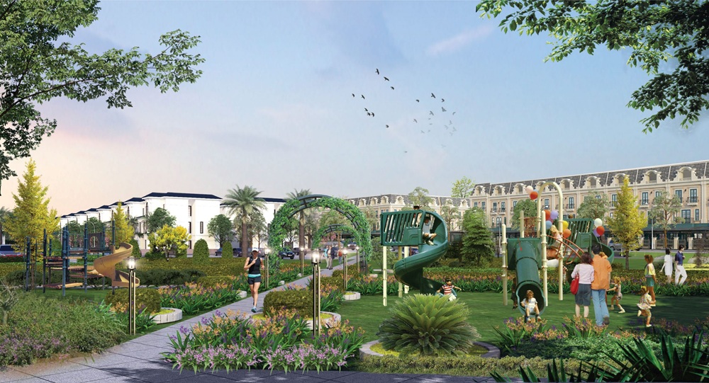 Hệ thống tiện ích tại dự án Hoàng Huy New City