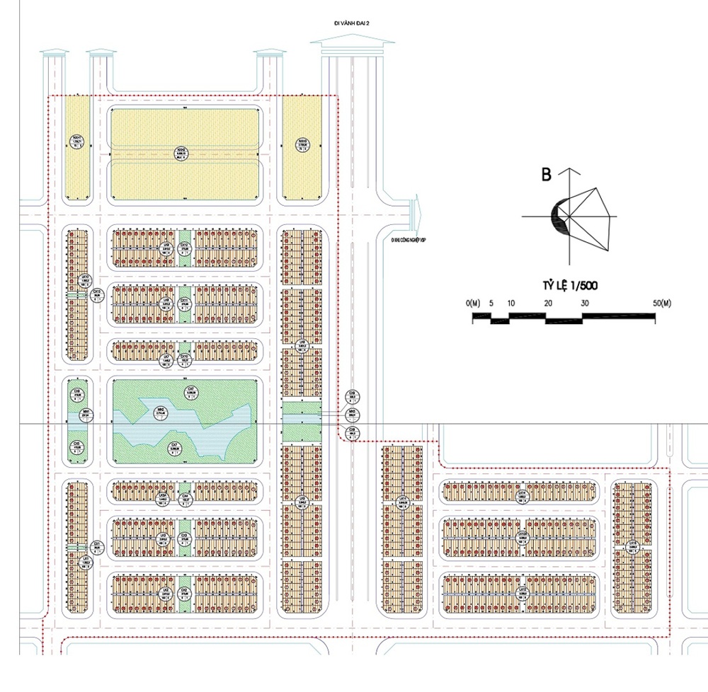 Mặt bằng tổng thể dự án Hoàng Huy New City Hải Phòng
