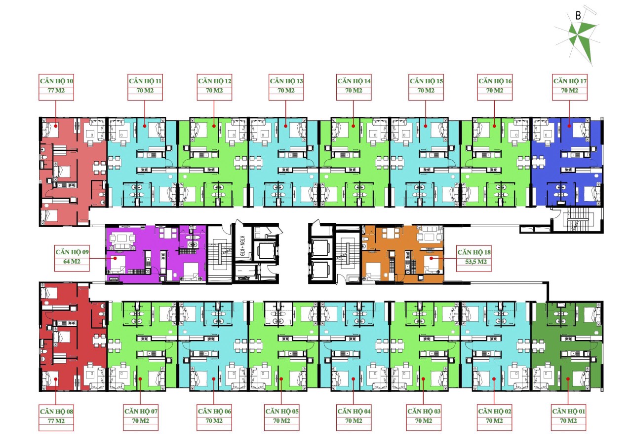 Mặt bằng dự án nhà ở xã hội IEC Residences
