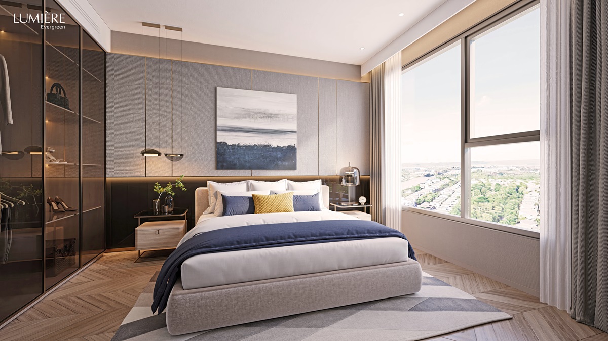Nội thất căn hộ bàn giao Lumiere EverGreen
