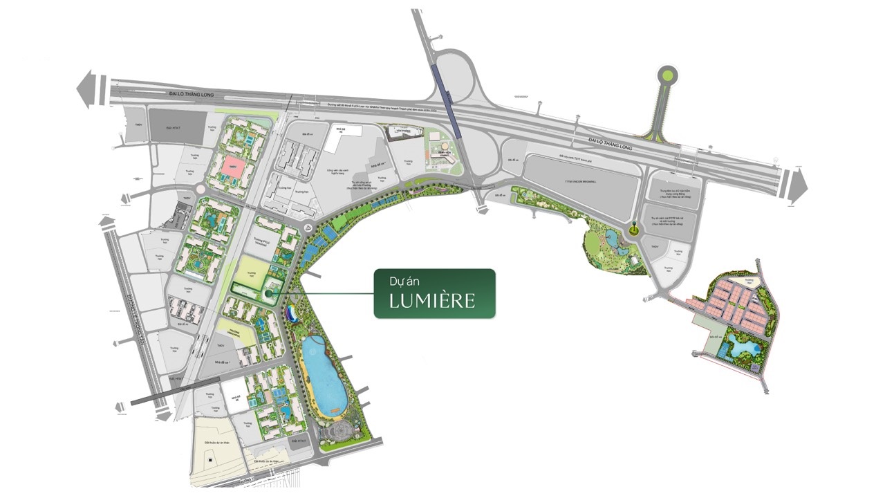Vị trí dự án Lumiere EverGreen