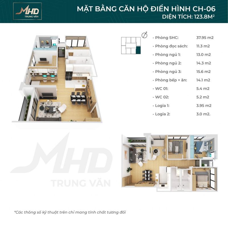 Thiết Kế Căn Hộ MHD Trung Văn Tố Hữu