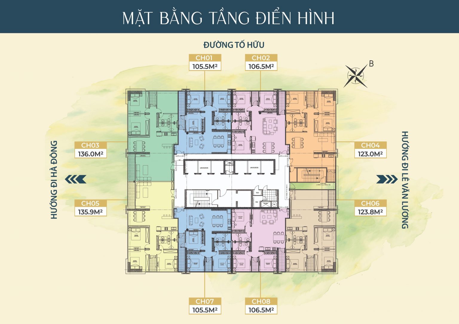 Mặt Bằng Dự Án MHD Trung Văn Tố Hữu