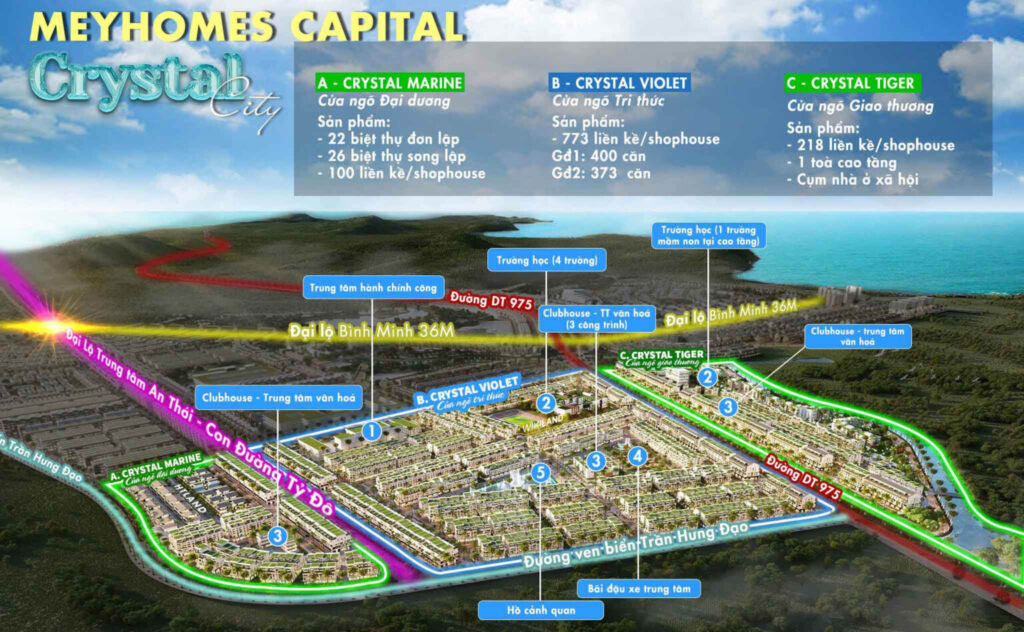Sản phẩm tại Crystal City Meyhomes Phú Quốc