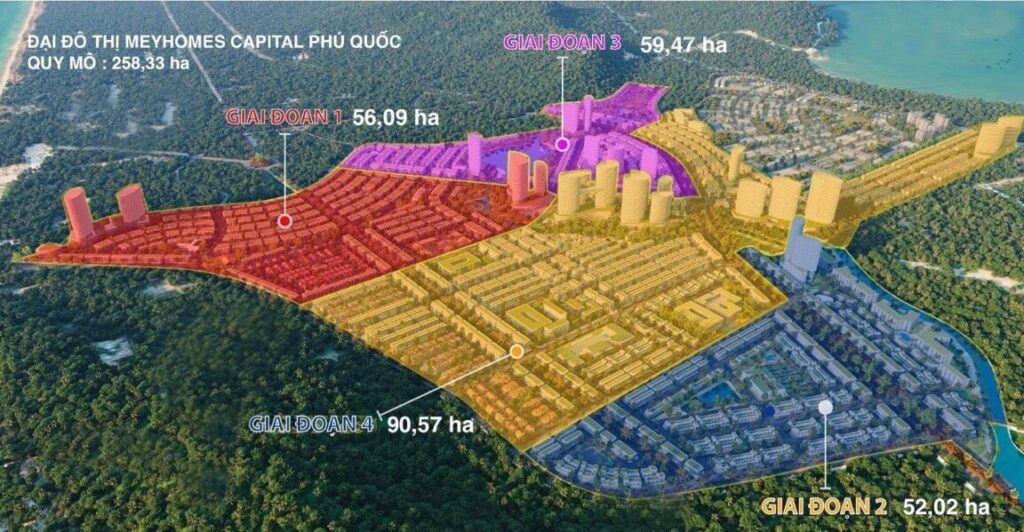 Vị trí dự án Crystal City Meyhomes Capital Phú Quốc