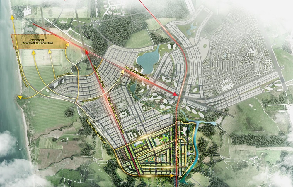 Vị trí dự án Crystal City Meyhomes Capital Phú Quốc