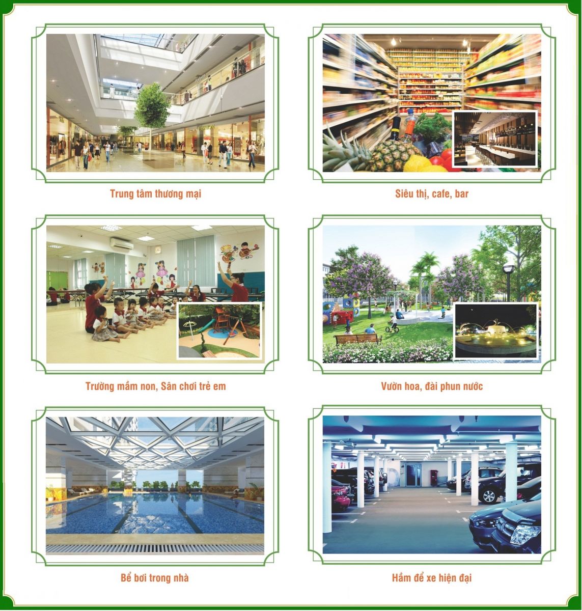 Tiện ích chung cư Mipec City View Kiến Hưng