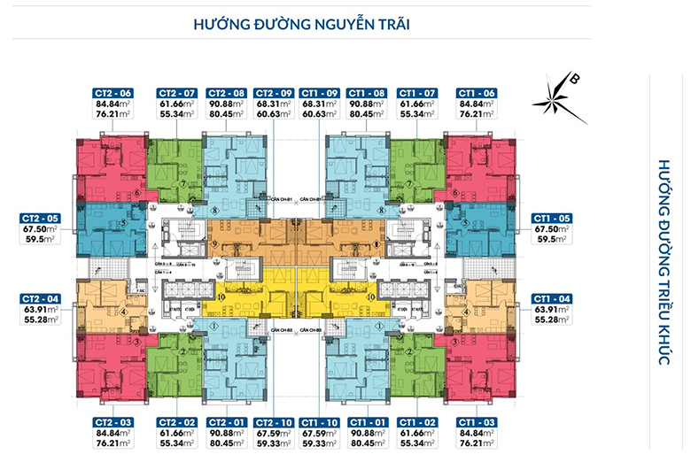 Mặt Bằng Dự Án PCC1 Triều Khúc Thanh Xuân