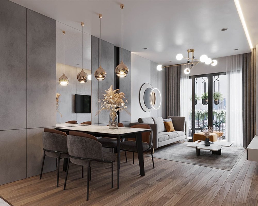 Nội thất căn hộ Phương Đông Green Home