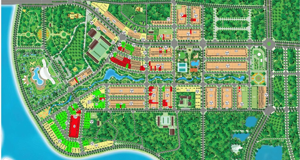 Mặt bằng dự án River Silk City Hà Nam