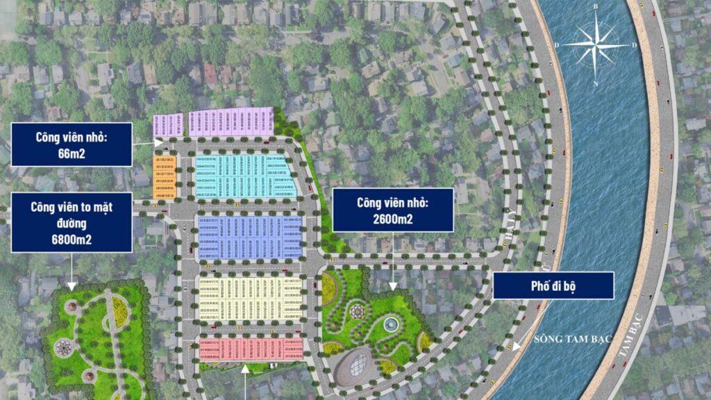 Mặt bằng tổng thể dự án Royal River City 80 Hạ Lý