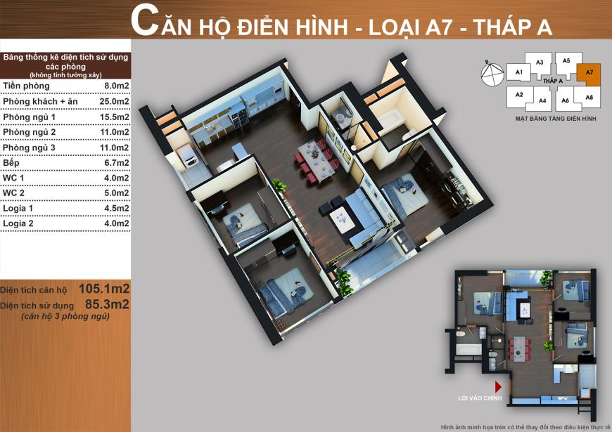 Thiết kế căn hộ Sun Square Lê Đức Thọ