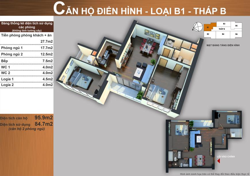 Thiết kế căn hộ Sun Square Lê Đức Thọ
