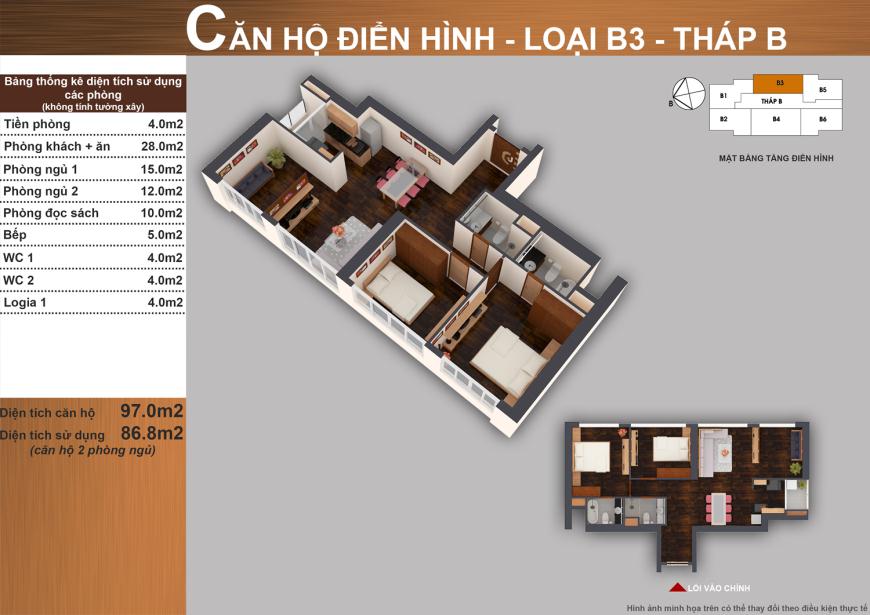 Thiết kế căn hộ Sun Square Lê Đức Thọ
