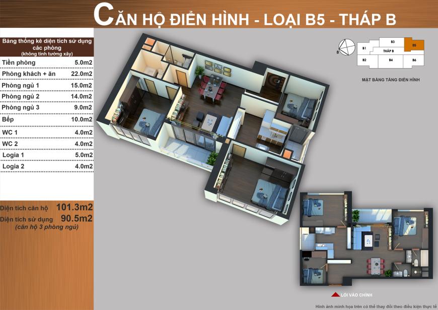 Thiết kế căn hộ Sun Square Lê Đức Thọ