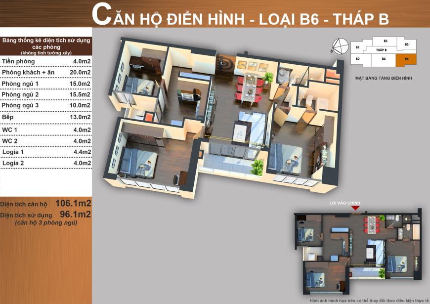 Thiết kế căn hộ Sun Square Lê Đức Thọ