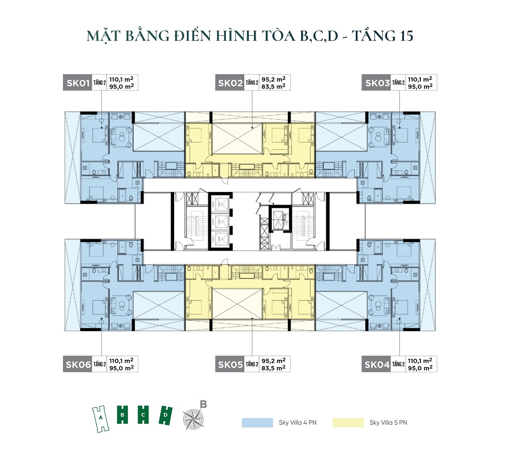 Mặt bằng dự án Sunshine Green Iconic Long Biên