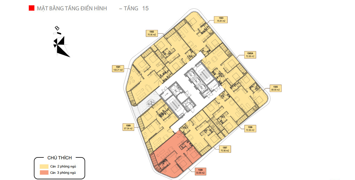 Mặt bằng dự án T&T Capella số 2 Phạm Ngọc Thạch