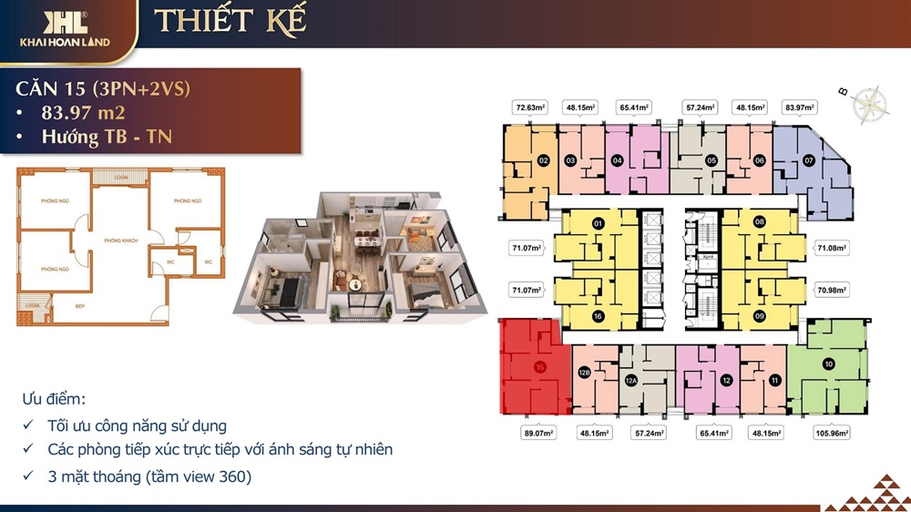 Thiết kế căn hộ T&T DC Complex