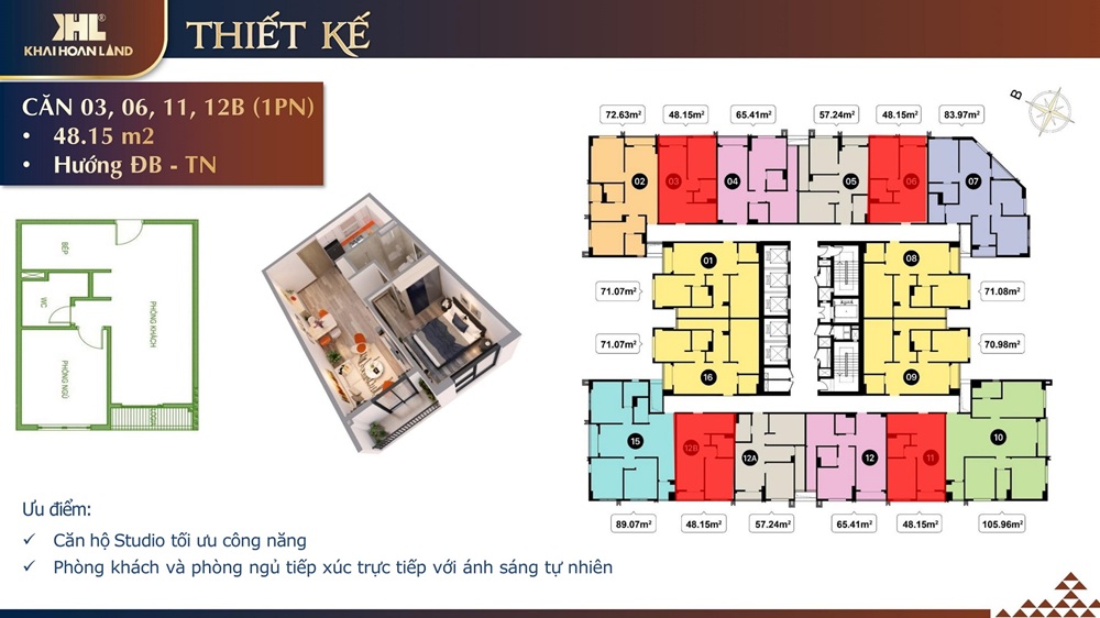 Thiết kế căn hộ T&T DC Complex