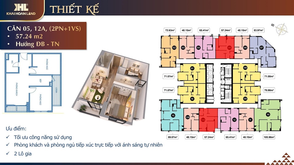 Thiết kế căn hộ T&T DC Complex
