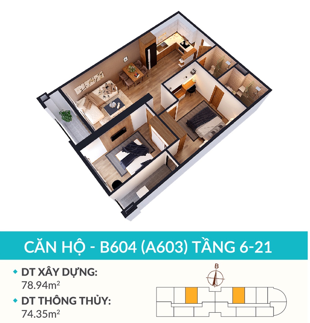 Thiết kế chung cư Tây Hồ RiverView