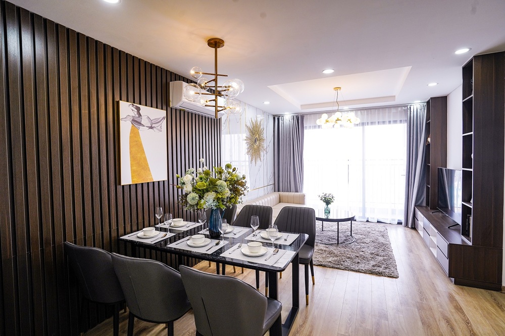 Nội thất bàn giao căn hộ Tây Hồ RiverView