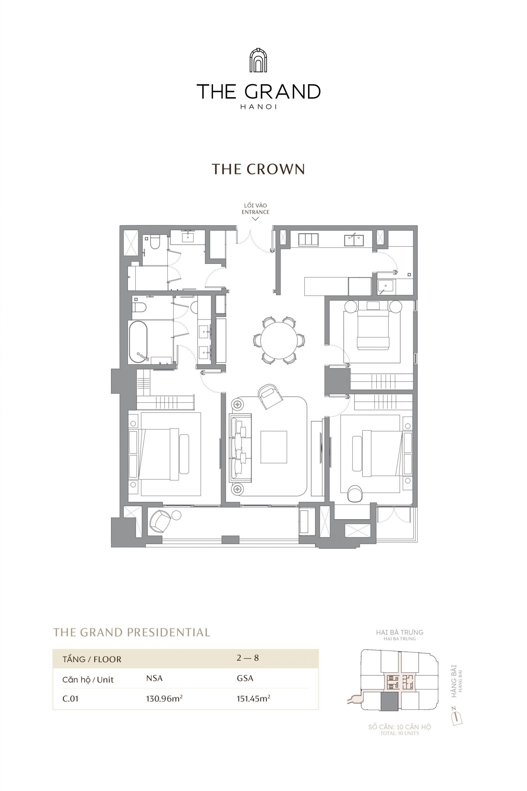 Thiết kế căn hộ The Grand Hà Nội