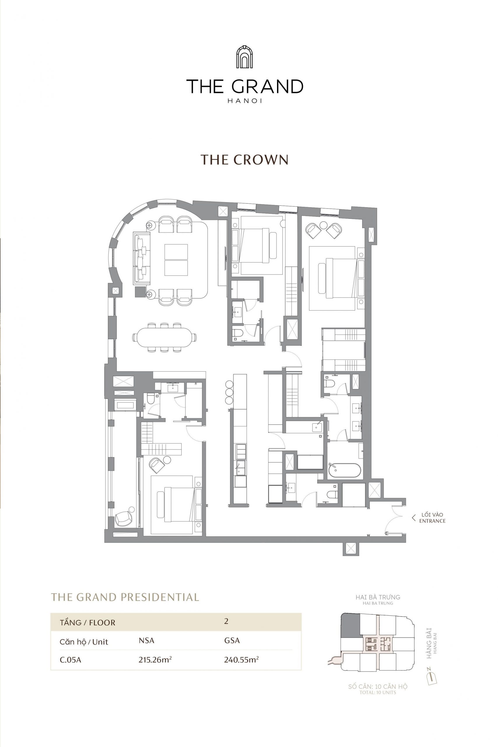 Thiết kế căn hộ The Grand Hà Nội