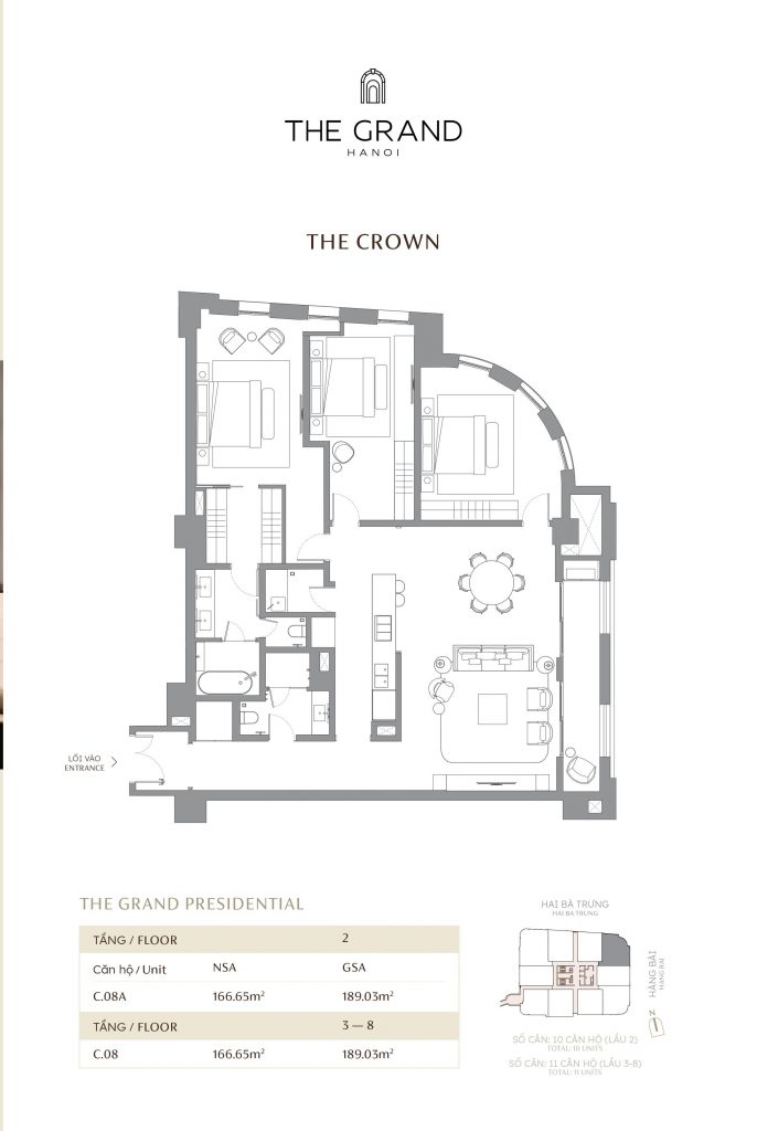 Thiết kế căn hộ The Grand Hà Nội
