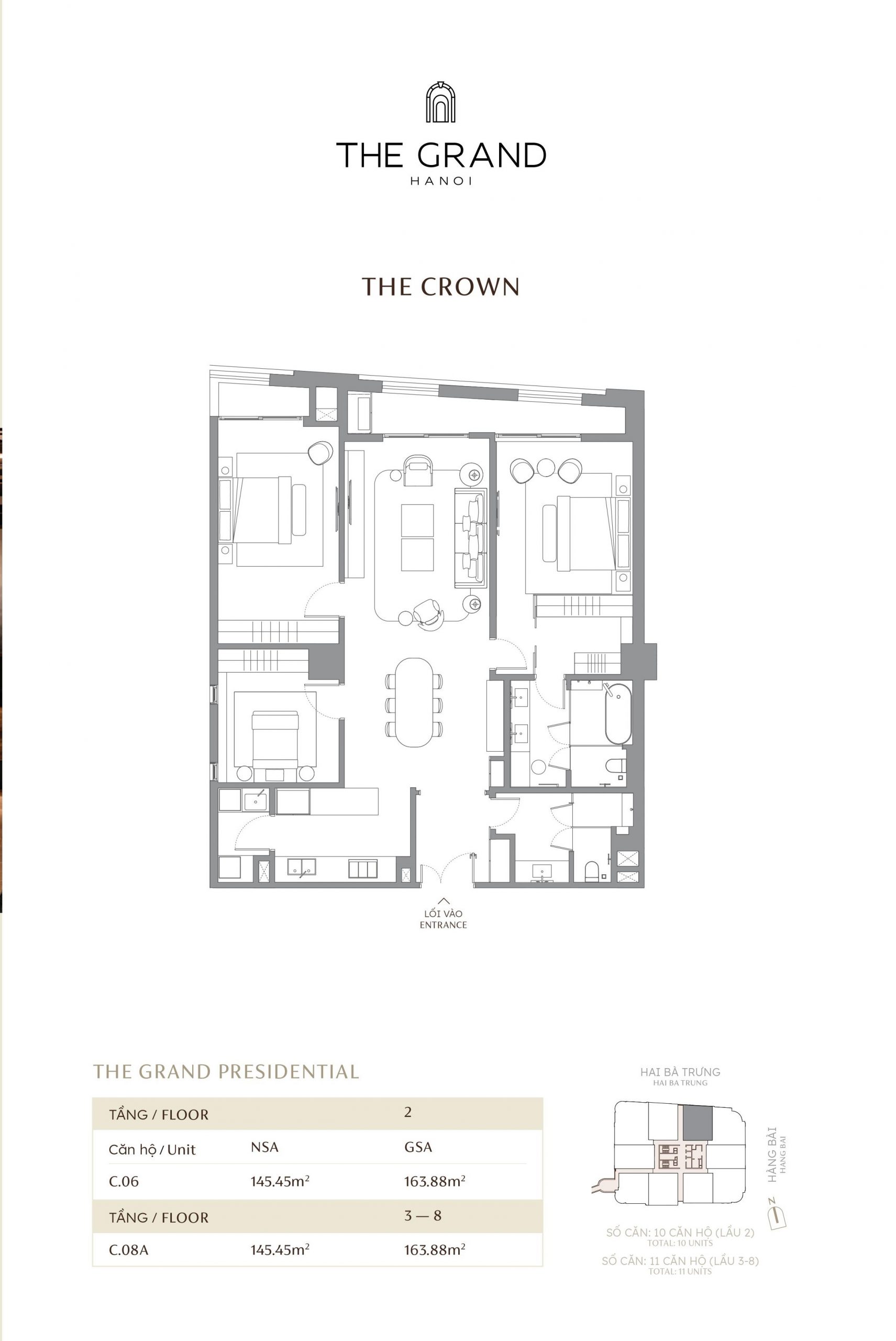Thiết kế căn hộ The Grand Hà Nội