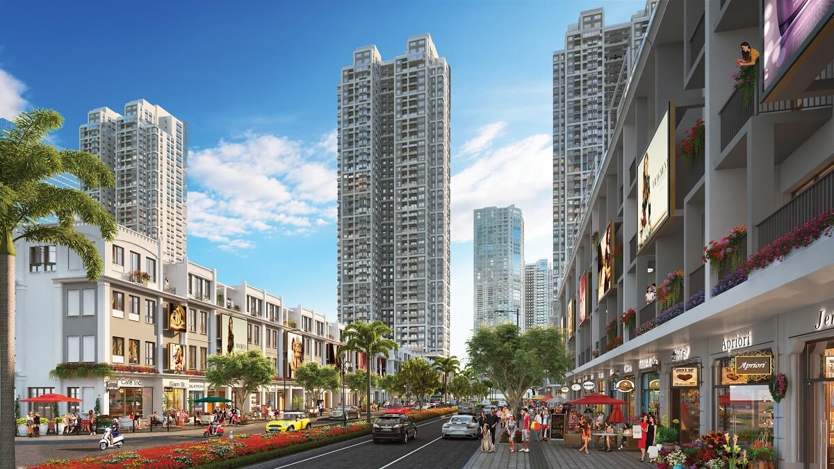 Nhà phố thương mại – Shophouse The Manor Central Park