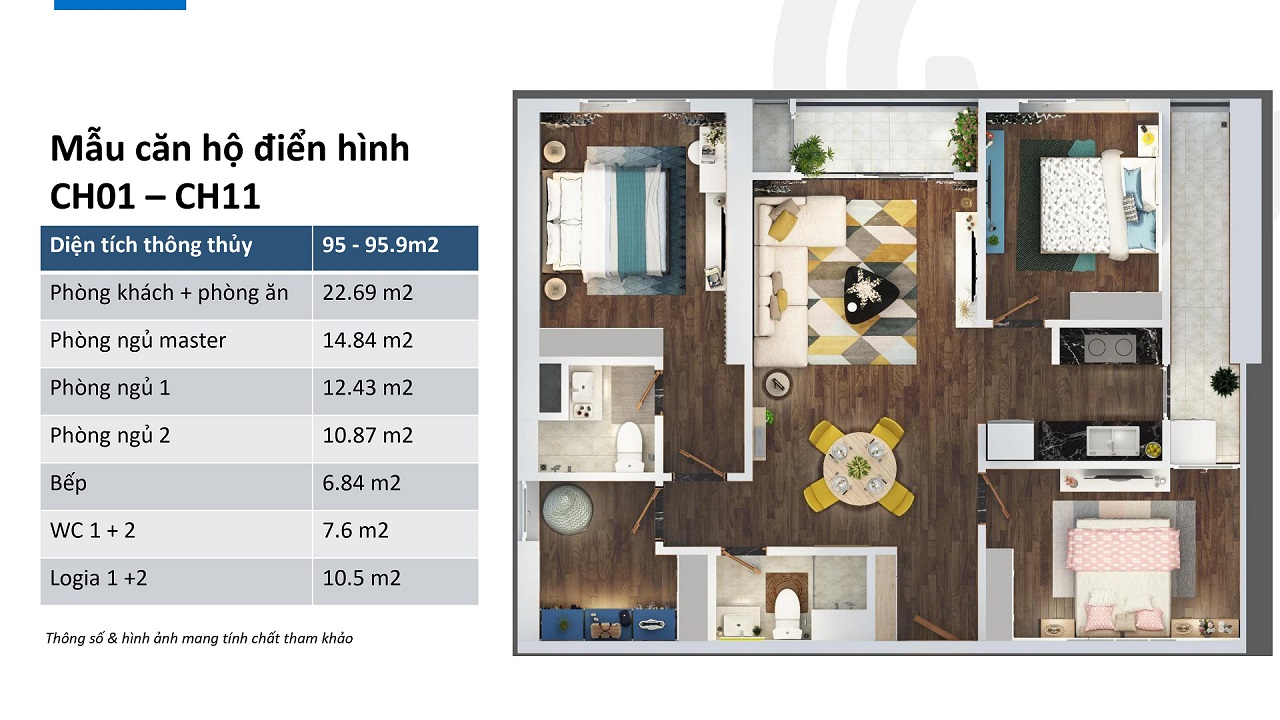 Thiết kế căn hộ chung cư The Terra An Hưng