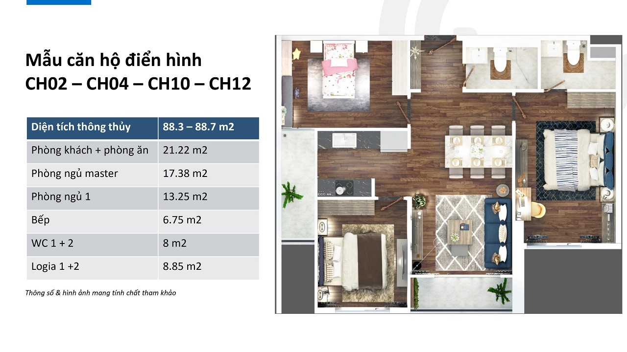 Thiết kế căn hộ chung cư The Terra An Hưng