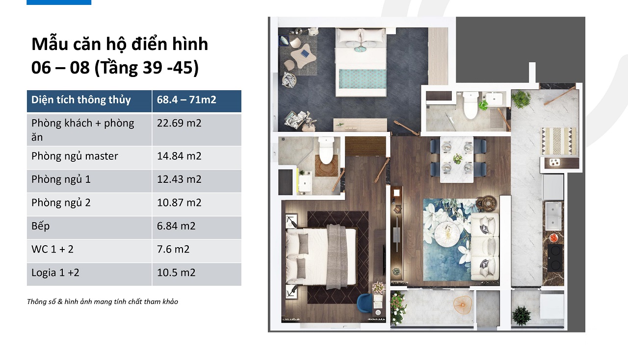Thiết kế căn hộ chung cư The Terra An Hưng