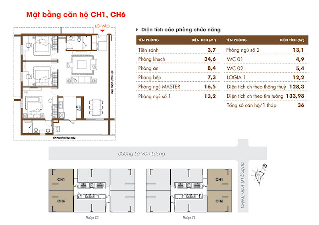 Thiết kế căn hộ chung cư Times Tower