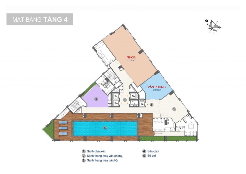 Mặt bằng dự án chung cư Trinity Tower