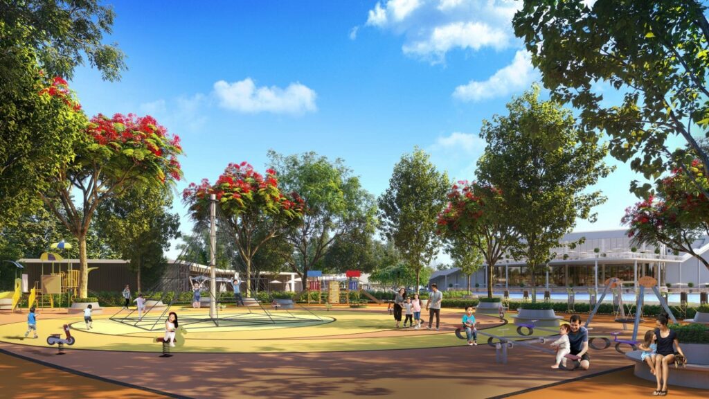 Khu vui chơi cho trẻ em tại Hinode Royal Park