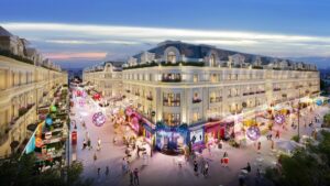 Phối cảnh Shophouse Rue De Charme Nguyễn Xiển