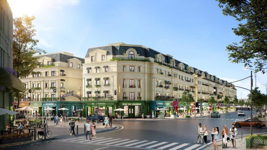 Phối cảnh Shophouse Rue De Charme Nguyễn Xiển
