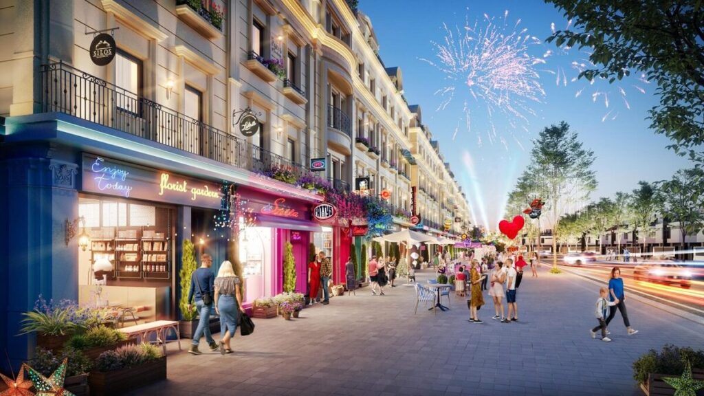 Phối cảnh Shophouse Rue De Charme Nguyễn Xiển