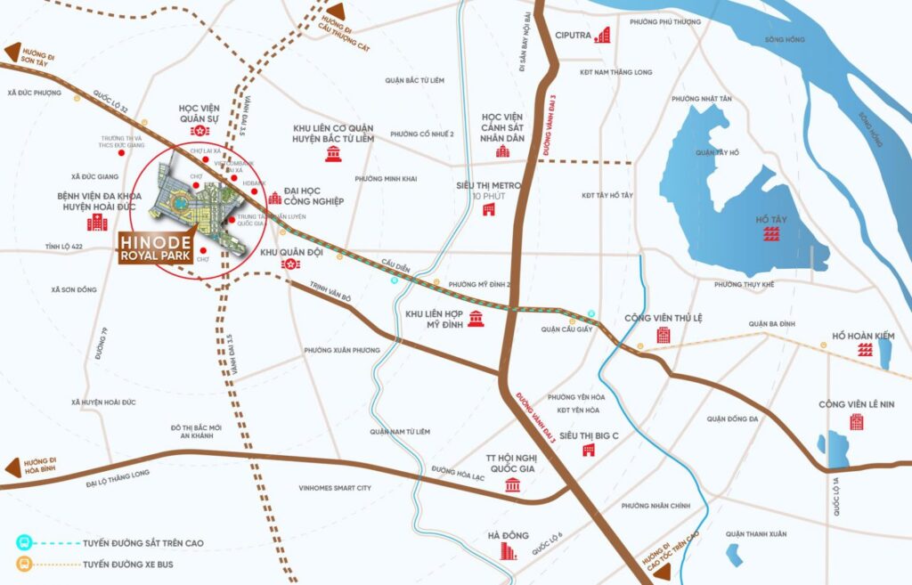 Vị trí Hinode Royal Park