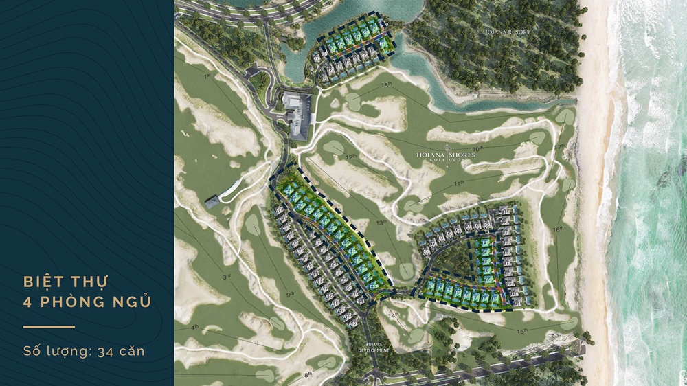 Mặt bằng dự án Hoiana Shores Golf Villas