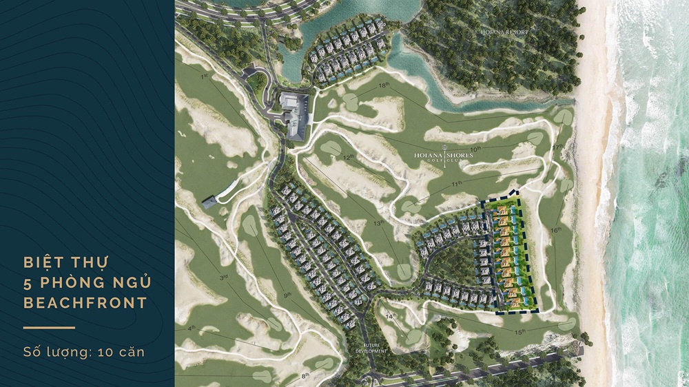 Mặt bằng dự án Hoiana Shores Golf Villas