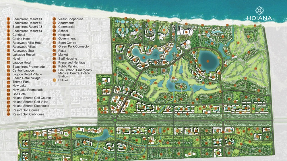 Tiện ích đẳng cấp tại dự án Hoiana Shores Golf Villas
