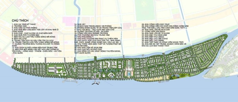 Mặt Bằng Quy Hoạch Dự Án Mekong Smart City Đồng Tháp