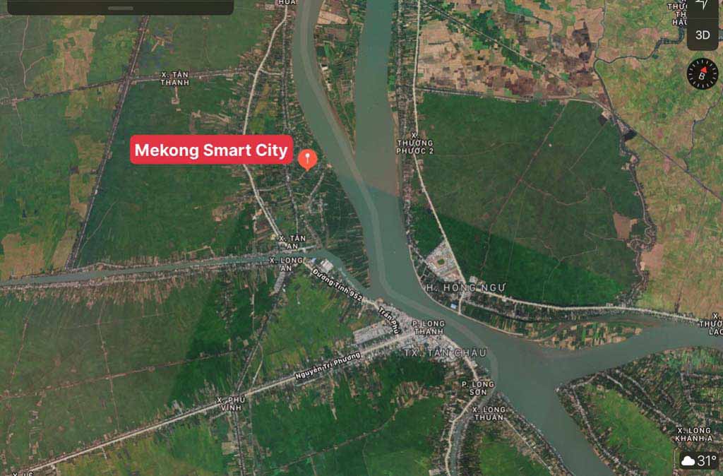 Vị trí đắc địa của khu đô thị Mekong Smart City Đồng Tháp
